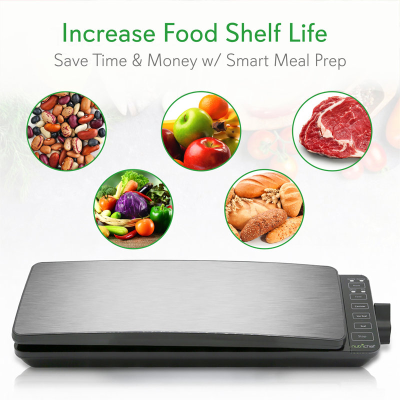 NutriChef Automatic Food Vacuum Sealer & Reviews Wayfair
